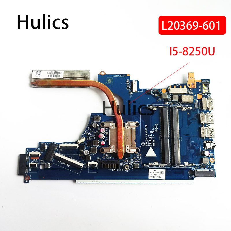 Hulics  L20369-601 L20369-001 EPK50 LA-G07EP HP 15-DA 15-da0073wm Ʈ   SR3LA I5-8250U DDR4